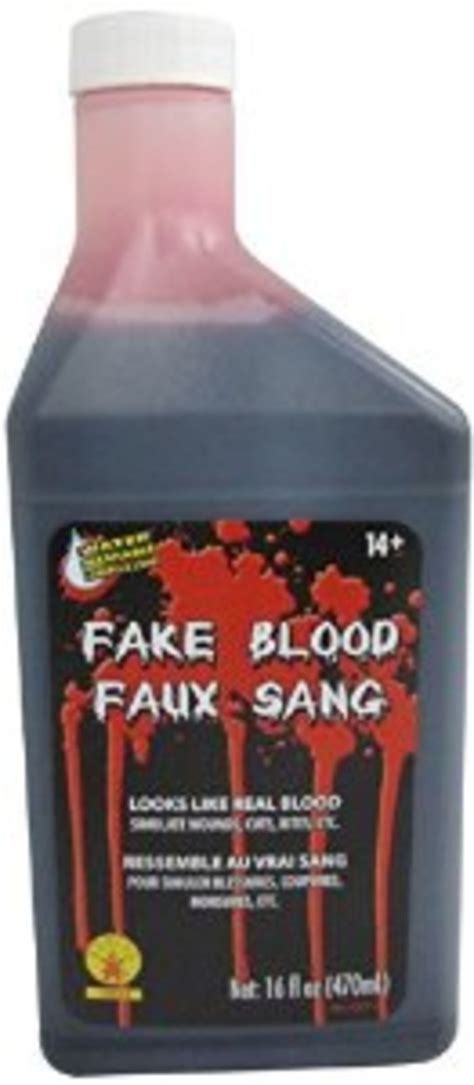 fake blood clothes stain|non staining stage blood.